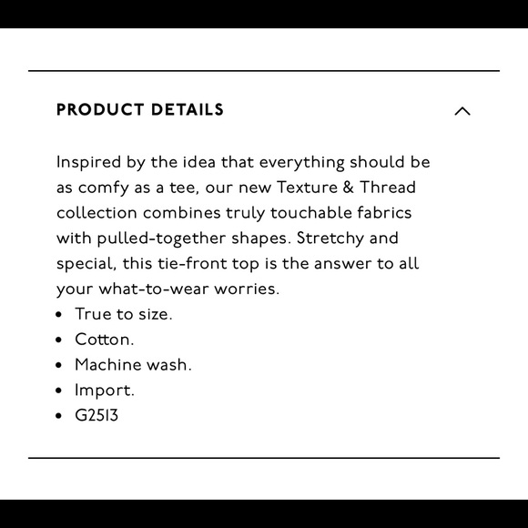 Madewell Texture & Thread Modern Tie Front - Picture 4 of 4